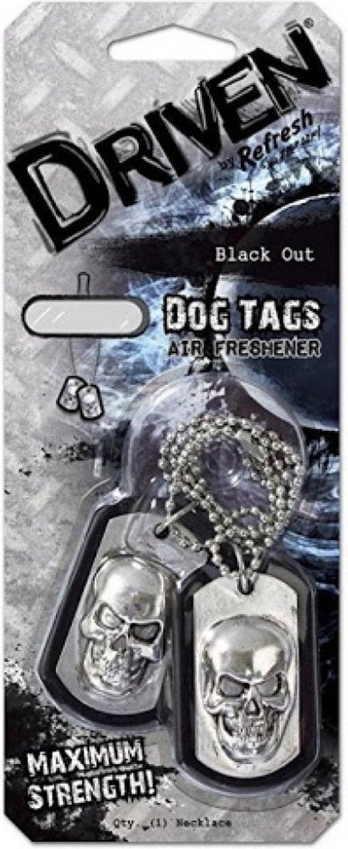 Driven auto luchtverfrisser Dog Tags