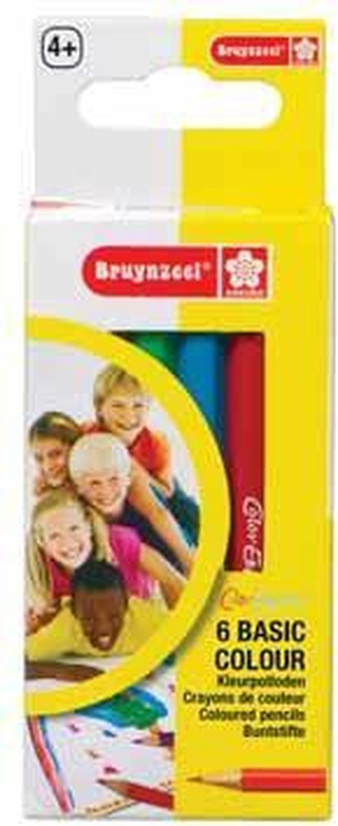 Bruynzeel halve kleurpotloden Basic Colour