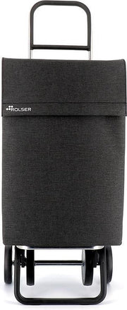 Rolser Boodschappentrolley 4 Wielen - Jean Tweed Dos+2 - Zwart
