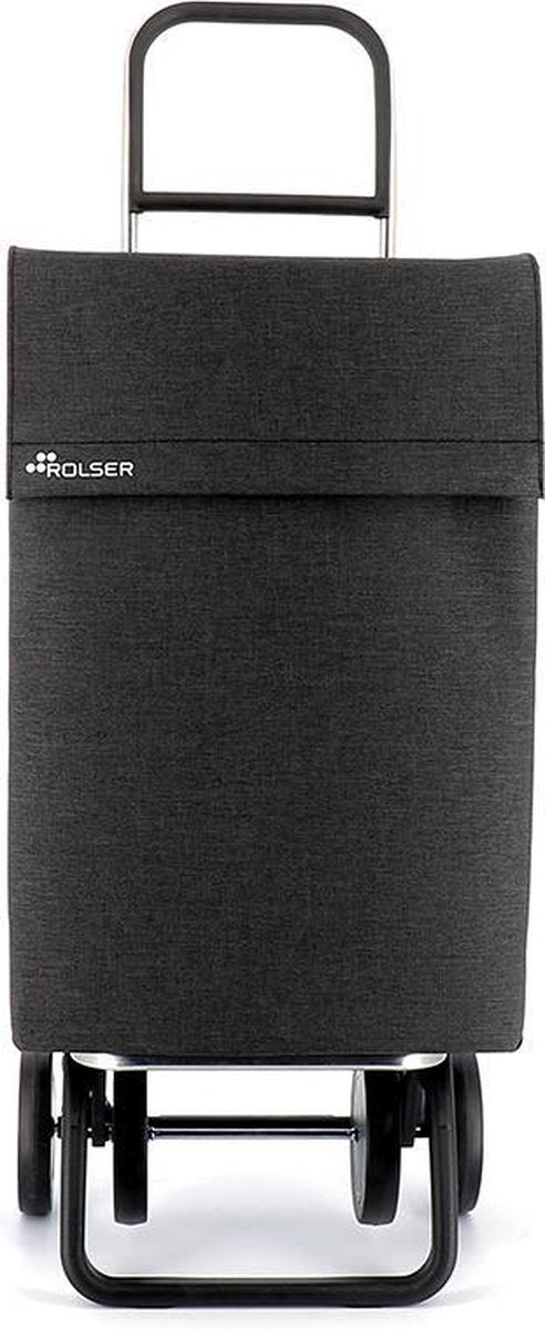 Rolser Boodschappentrolley 4 Wielen - Jean Tweed Dos+2 - Zwart
