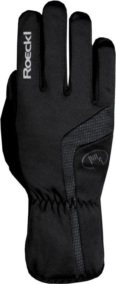 Roeckl Reinbek - Fietshandschoenen - Unisex - Zwart - Maat 9