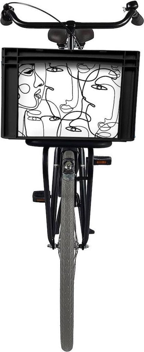Fietskrat Bicibo Faces - groot