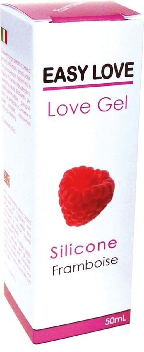 Easy Love Massage olie Framboise silicone 50ml Transparant