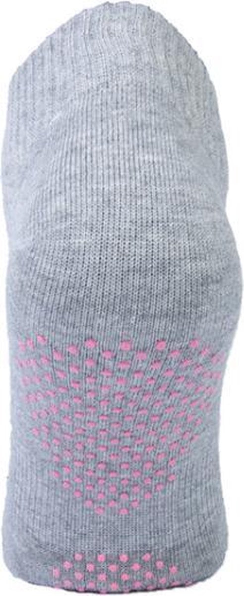 Basset Dames Yoga sok met antislip grijs  - 42