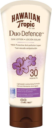 Hawaiian Tropic Duo Defence Sun Lotion Spf30 180ml