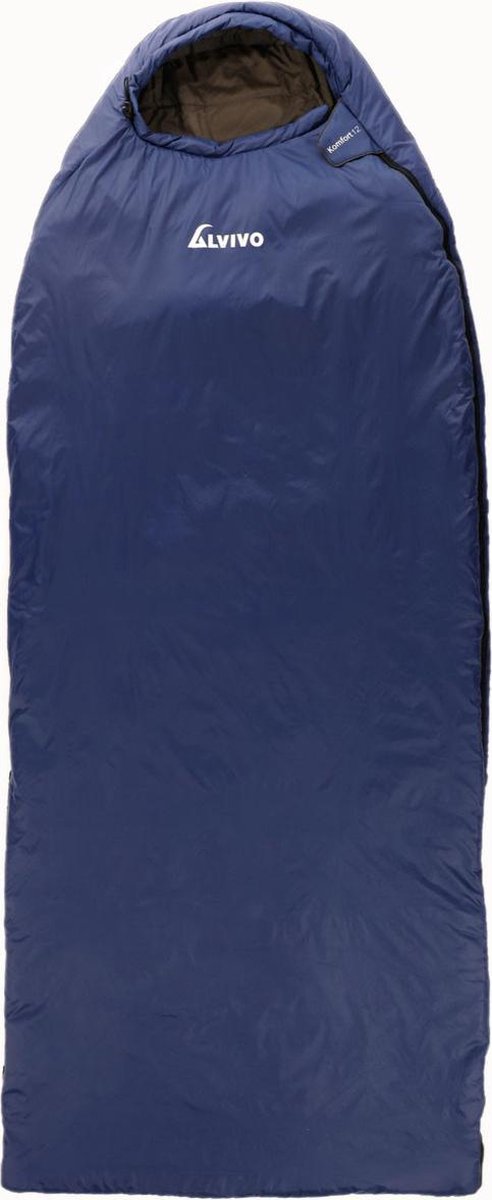 Alvivo Slaapzak Komfort 12 90 Cm Polyester Blauw/zwart