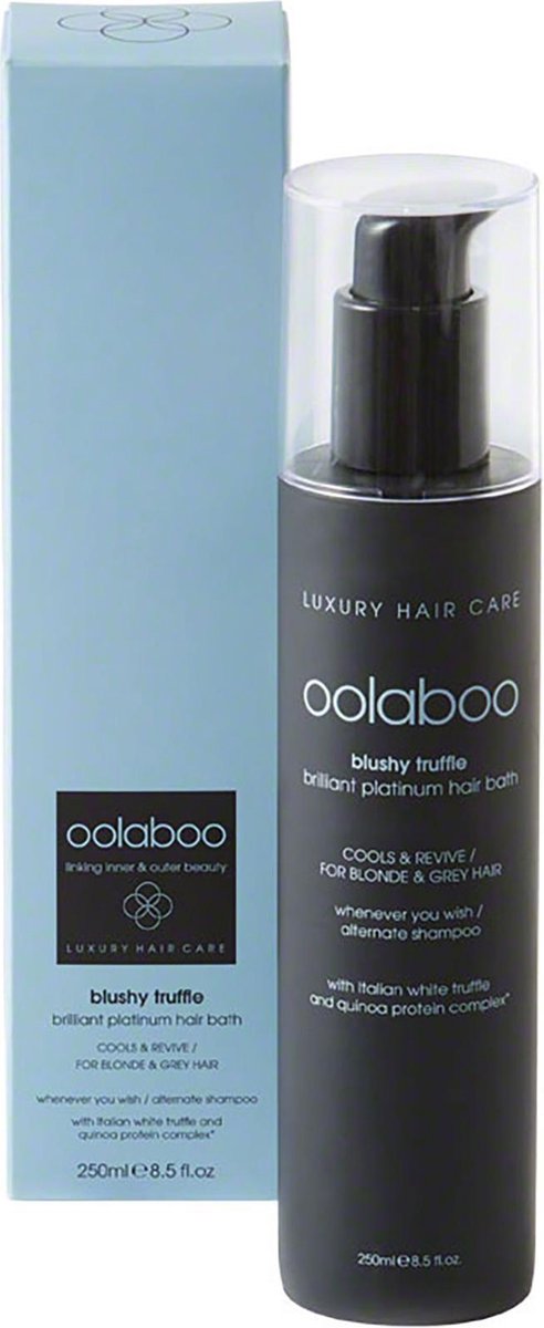 Oolaboo Blushy Truffle Brilliant Platinum Hair Bath  250ml