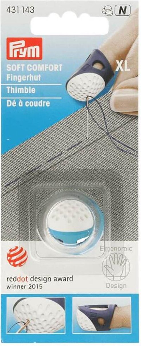 Vingerhoed Ergonomisch Blauw Prym