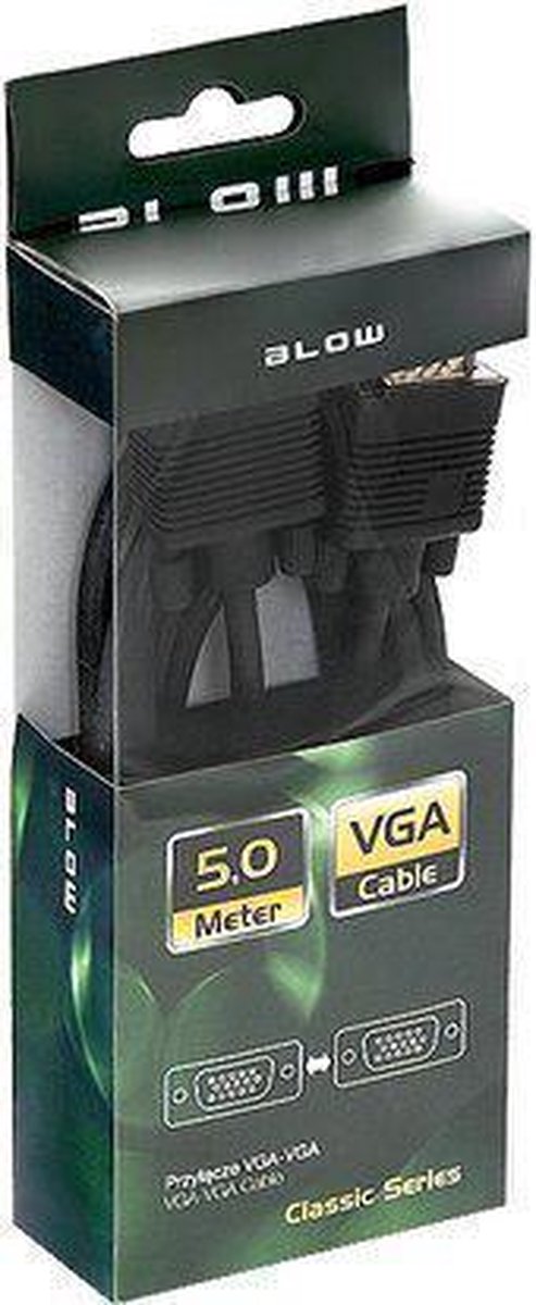 VGA kabel M-M 5 meter - Hoge Resolutie