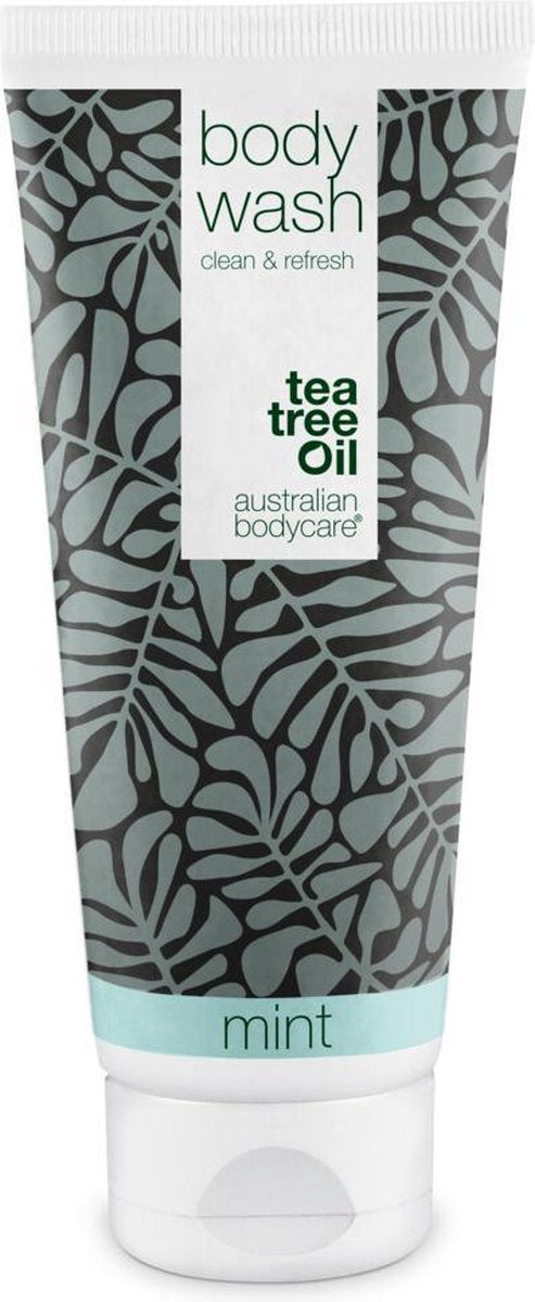 Australian Bodycare Body Wash + Mint 200 ml - Douchegel met 100% natuurlijke Tea Tree Olie + Mint - Vermindert rode vlekjes