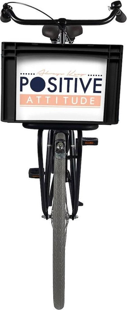 Fietskrat Bicibo Positive aditude - groot