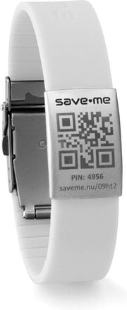 Armband wit + gratis Premium SOS profiel