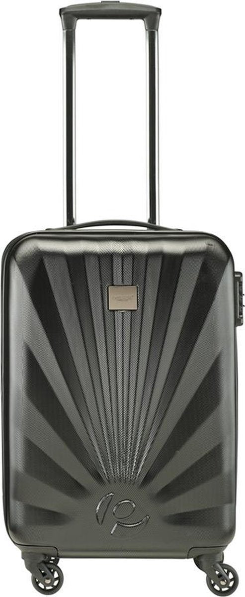 Princess Traveller Nice Pocket Handbagage Koffer - 38 l. - Zwart Donker Groen