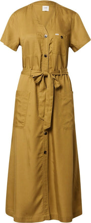 Lee jurk safari Mosterd-S (36)