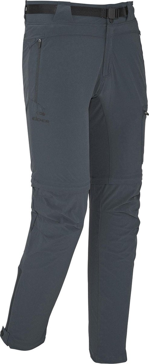Eider Flex Zip-Off Pant Men - heren - afritsbroek - maat 54 - grijs