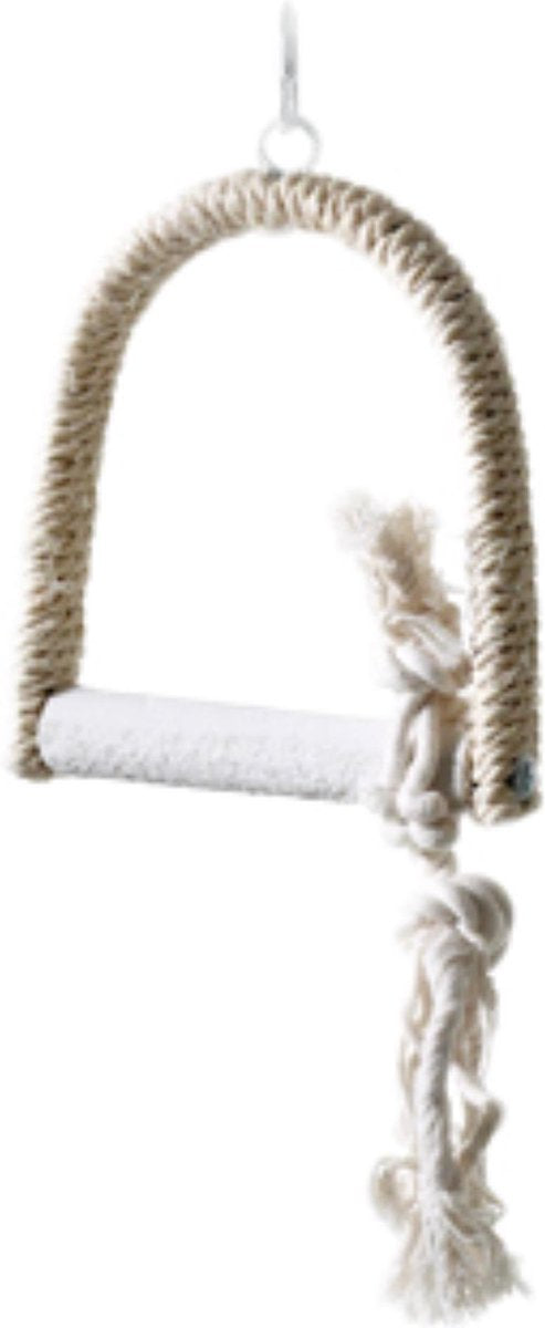 Sisal Schommel s 12x16x2 cm Flamingo