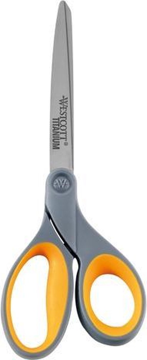 Schaar Westcott titanium super - softgrip 23cm op blister