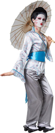 dressforfun - Betoverende Geisha Aiko XL  - verkleedkleding kostuum halloween verkleden feestkleding carnavalskleding carnaval feestkledij partykleding - 302688