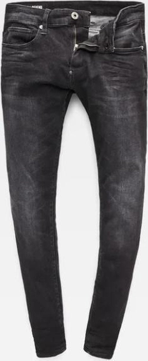 G-star Jeans Revend Skinny Medium Aged Faded Antraciet Grijs(51010-A634-A592)