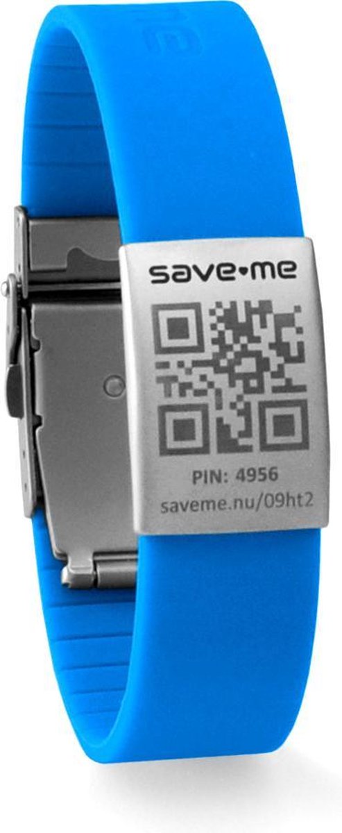 Armband blauw + gratis Premium SOS profiel