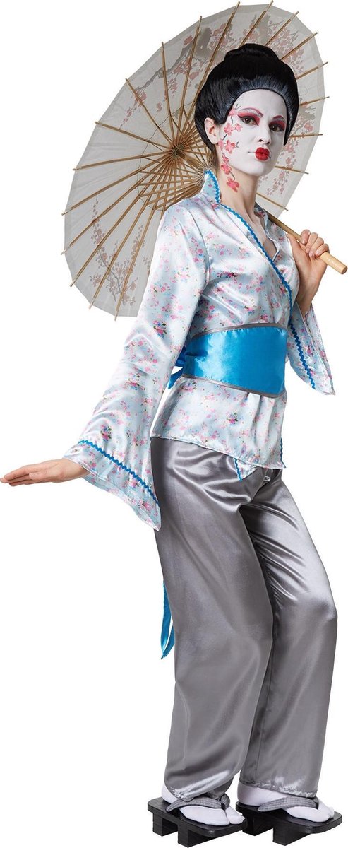 dressforfun - Betoverende Geisha Aiko M  - verkleedkleding kostuum halloween verkleden feestkleding carnavalskleding carnaval feestkledij partykleding - 302686