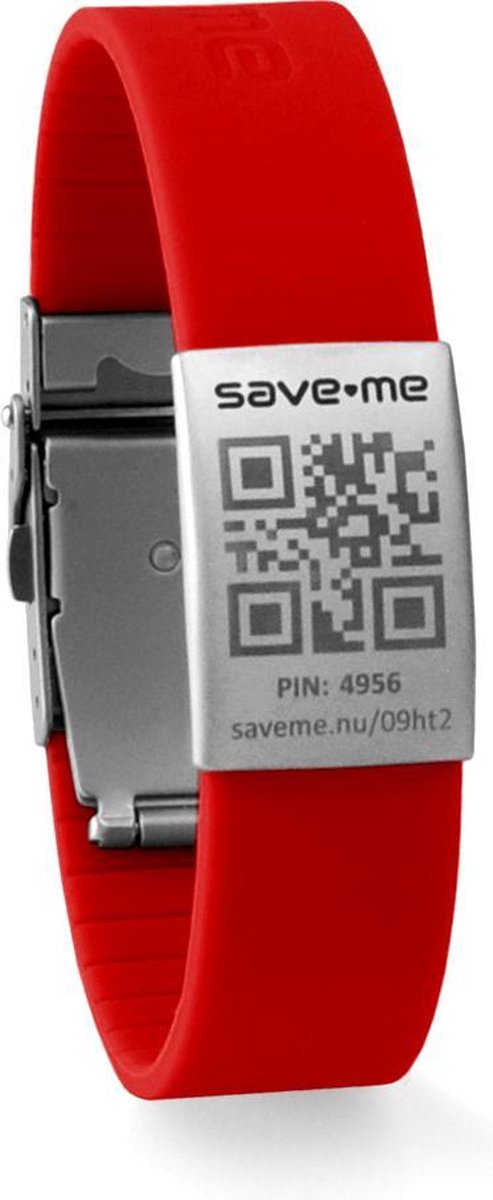 Armband rood + gratis Premium SOS profiel