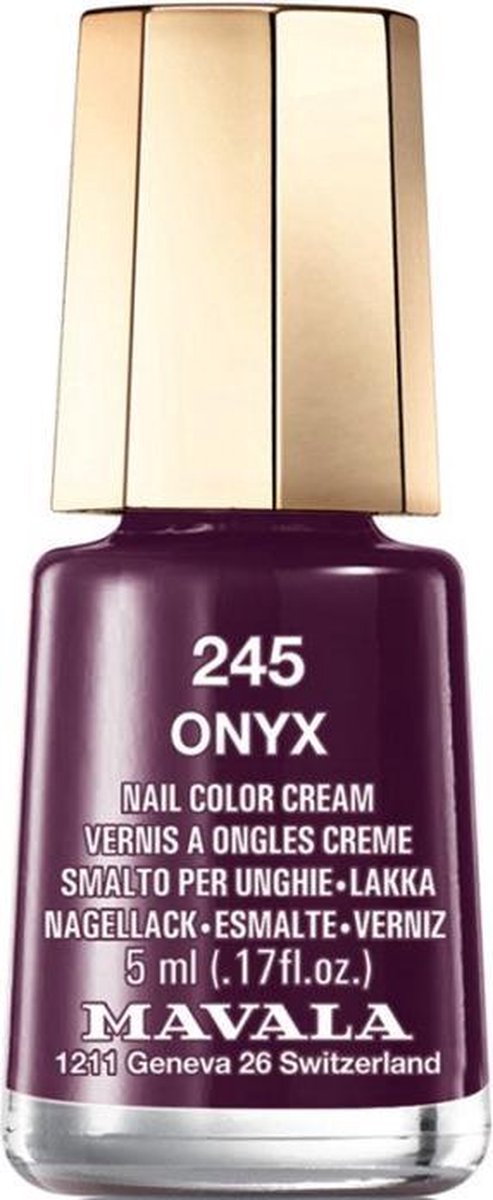 Mavala Nail Color Cream Nagellak 5 ml  - Zwart