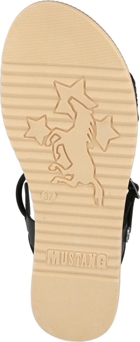 Mustang sandalen met riem Zwart-40