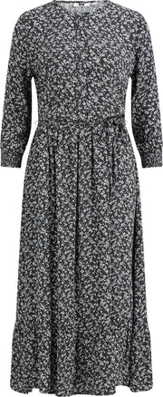 WE Fashion Dames maxi-jurk met dessin.