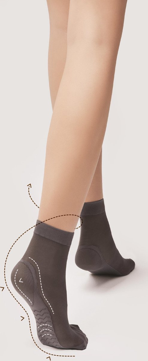 Fiore Gladde pantysokjes met massage-effect Massage Socks 40DEN