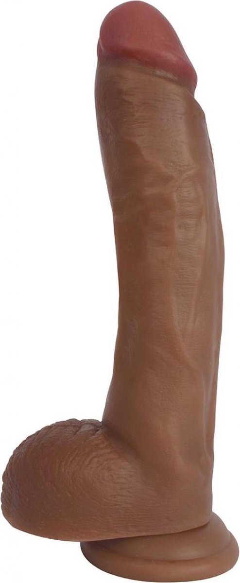 Realistische Dildo Met Balzak - 25 cm