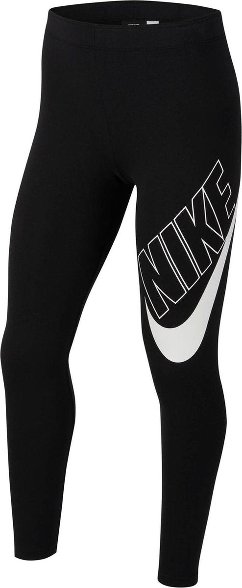 Nike Legging - Maat 128  - Meisjes - zwart