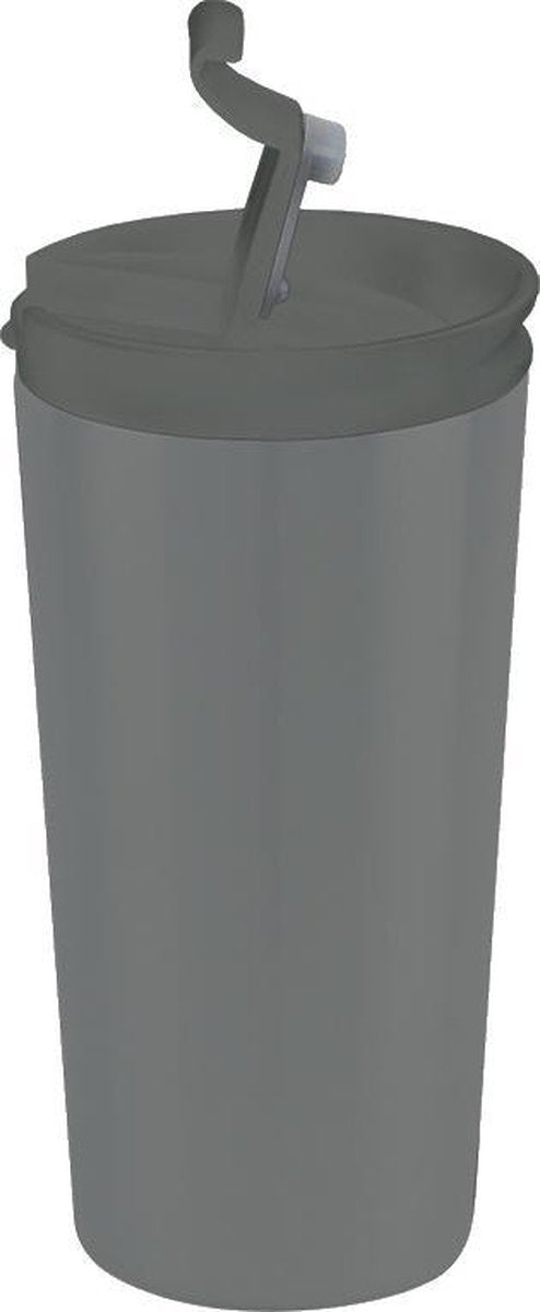 I-drink Thermosbeker Dubbelwandig 350 Ml Rvs Grijs