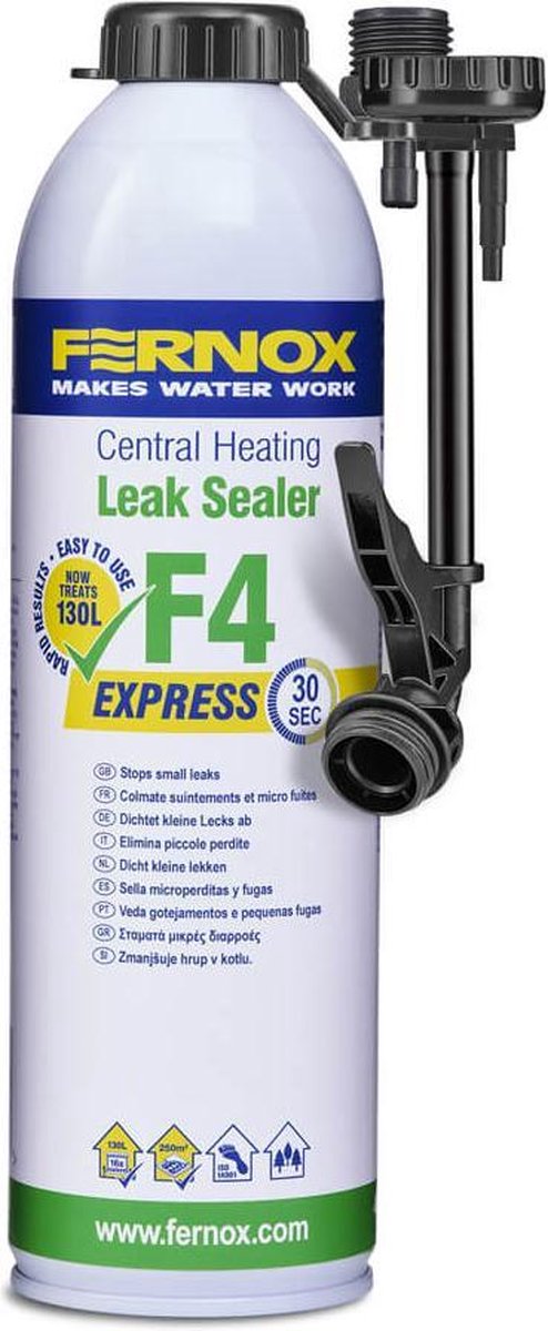Fernox F4 lekafdichter express verwarming