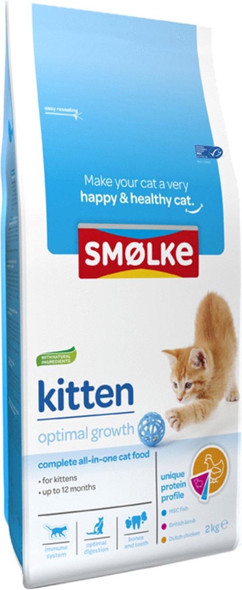 Smolke Kitten Kattenvoer - 2 kg