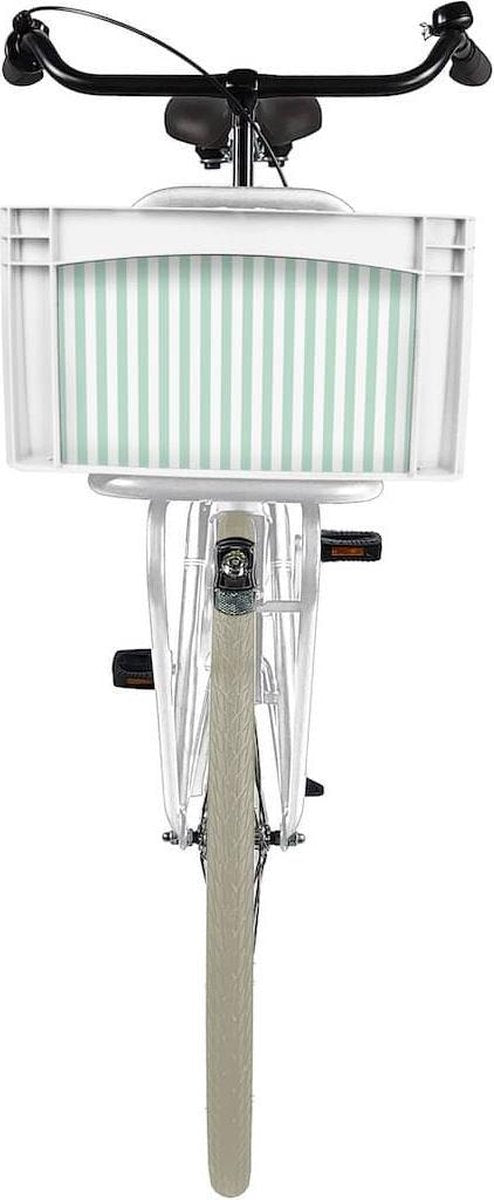 Fietskrat Bicibo Green stripes