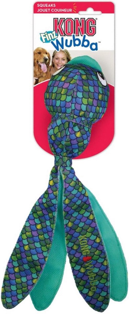 Kong wubba finz blauw 37x9x8