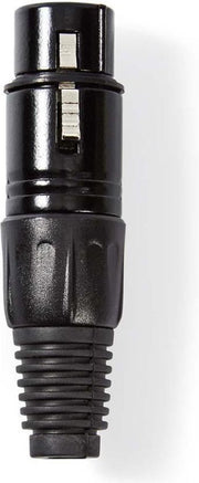 XLR-Connector | XLR 3-pins female | Zwart