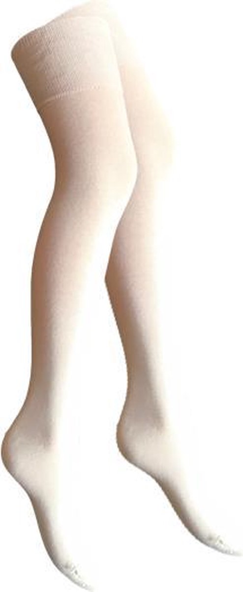Overknee kousen - Dames - ecru/gebroken-wit