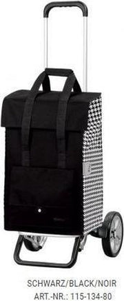 Andersen Alu Star Zwart - Boodschappentrolley