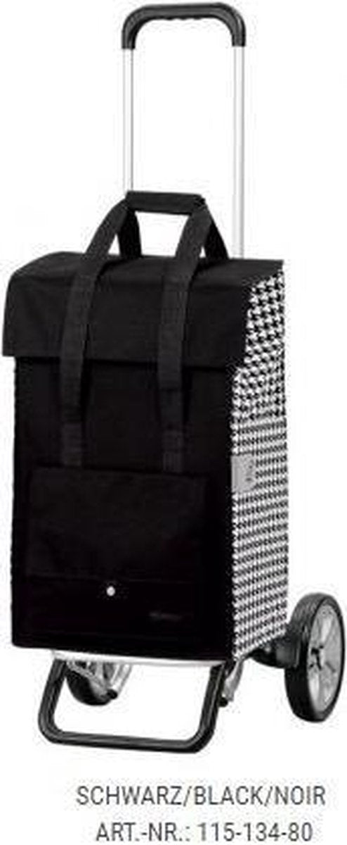Andersen Alu Star Zwart - Boodschappentrolley