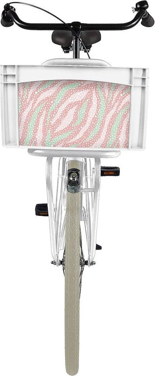 Fietskrat Bicibo Pink-mint