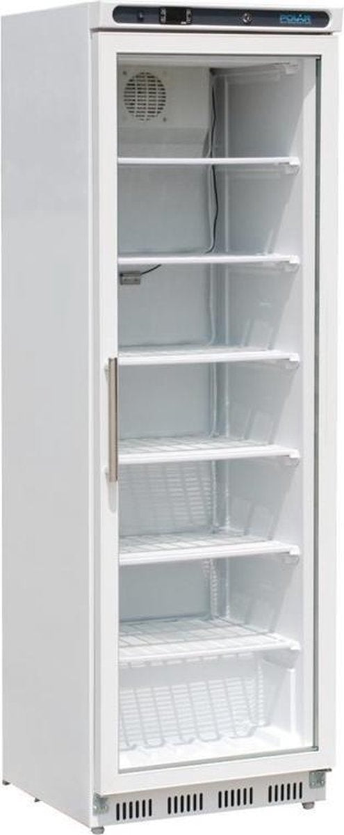 Polar display vriezer met glazen deur 365 liter
