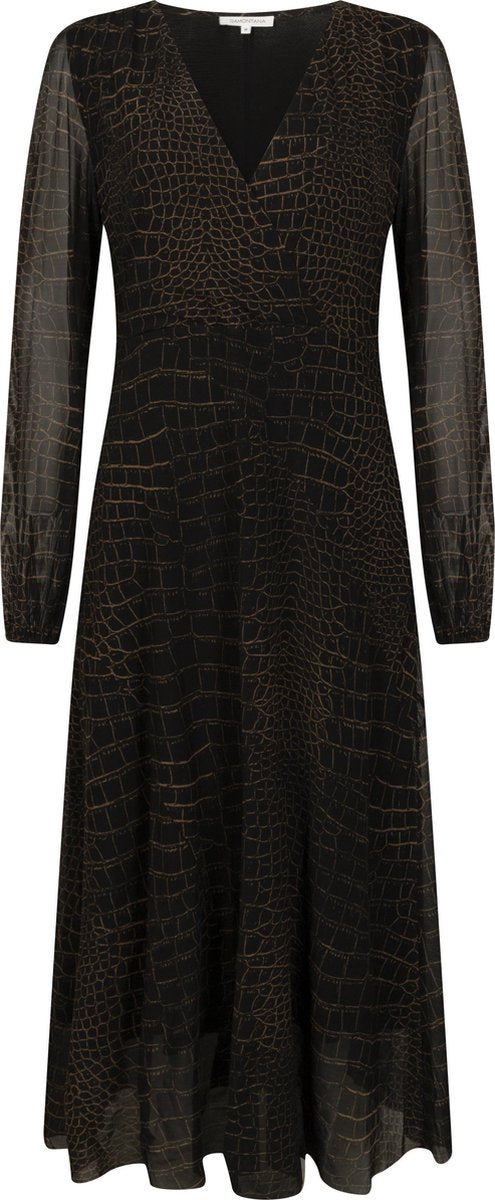 Tramontana Croco Print Jurk | Jurken voor Vrouwen | Jurken Dames