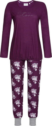 Bordeaux Ringella pyjama Love