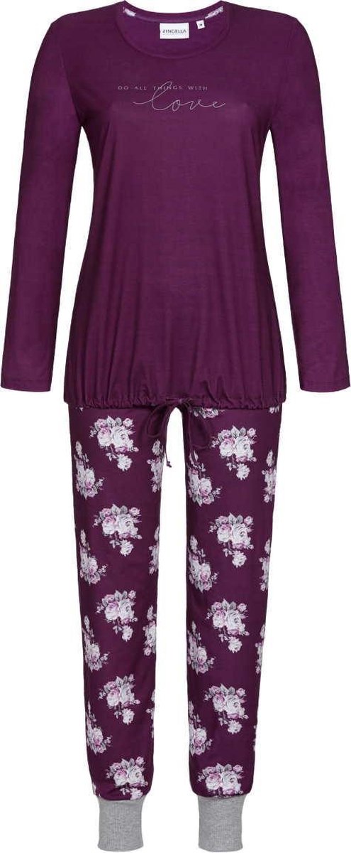 Bordeaux Ringella pyjama Love