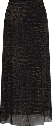 Tramontana | Croco Print Rok | Print Blacks | Maat L | Dames Rokken