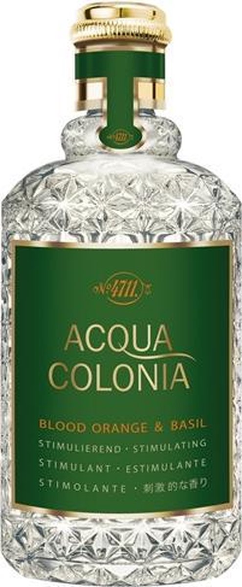 MULTIBUNDEL 4 stuks 4711 Acqua Colonia Blood Orange And Basil Eau De Cologne Spray 170ml
