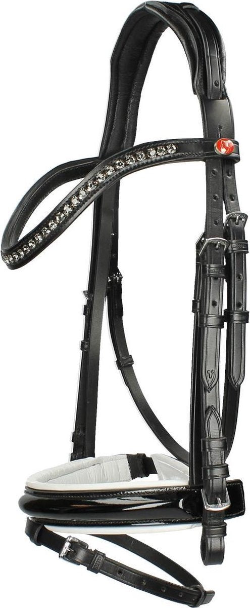 Kieffer Hoofdstel  Paris Comfort - Black-white - cob
