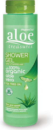 Pharmaid Aloe Treasures Douchegel Tea Tree Oil  | Organic Aloe Vera | Skincare 250ml